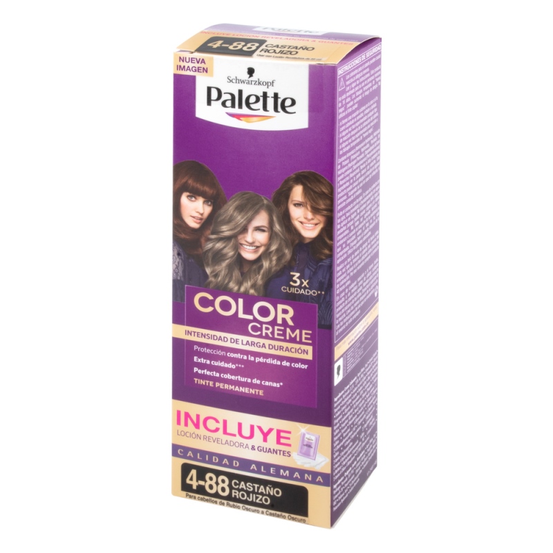 PALETTE CREM TUBO 4-88 CASTANO ROJIZO - Imagen 2