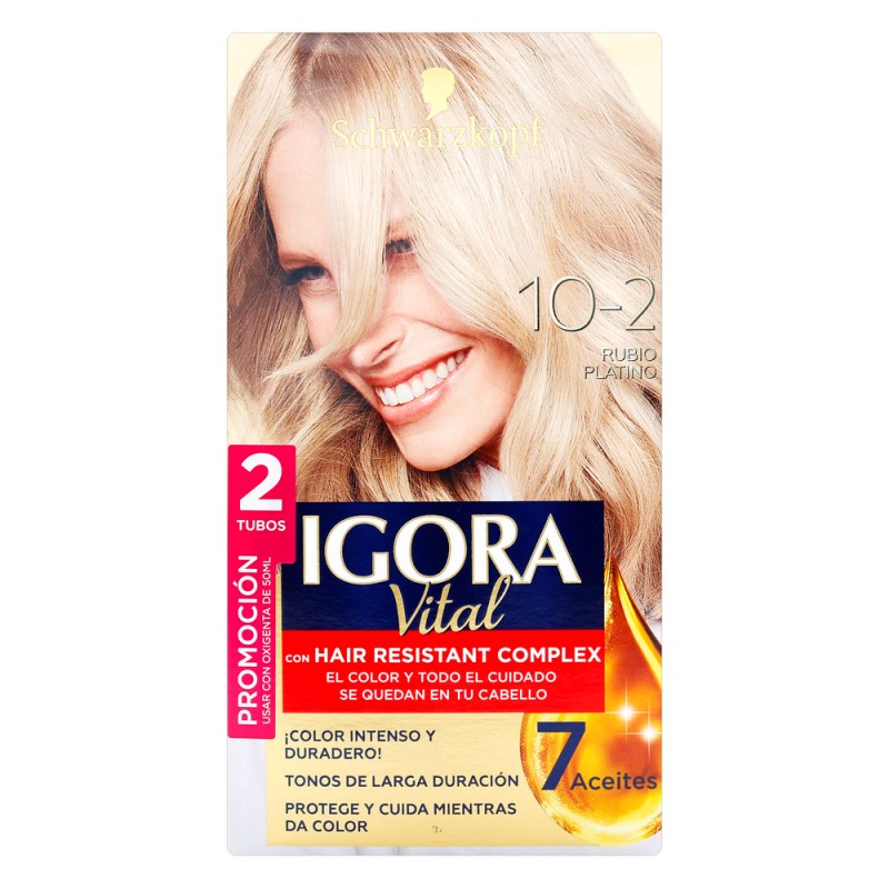 IGORA VITAL D.TUBO 10-2 RUBIO PLATINO