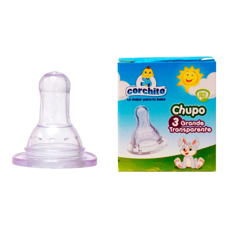 CHUPO CORCHITO BLANCO # 3 GDE.
