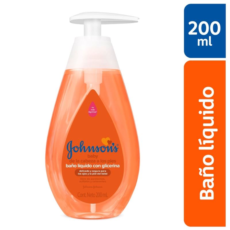 BANO JJ BABY DE LOS PIES A CABEZA 200 ML