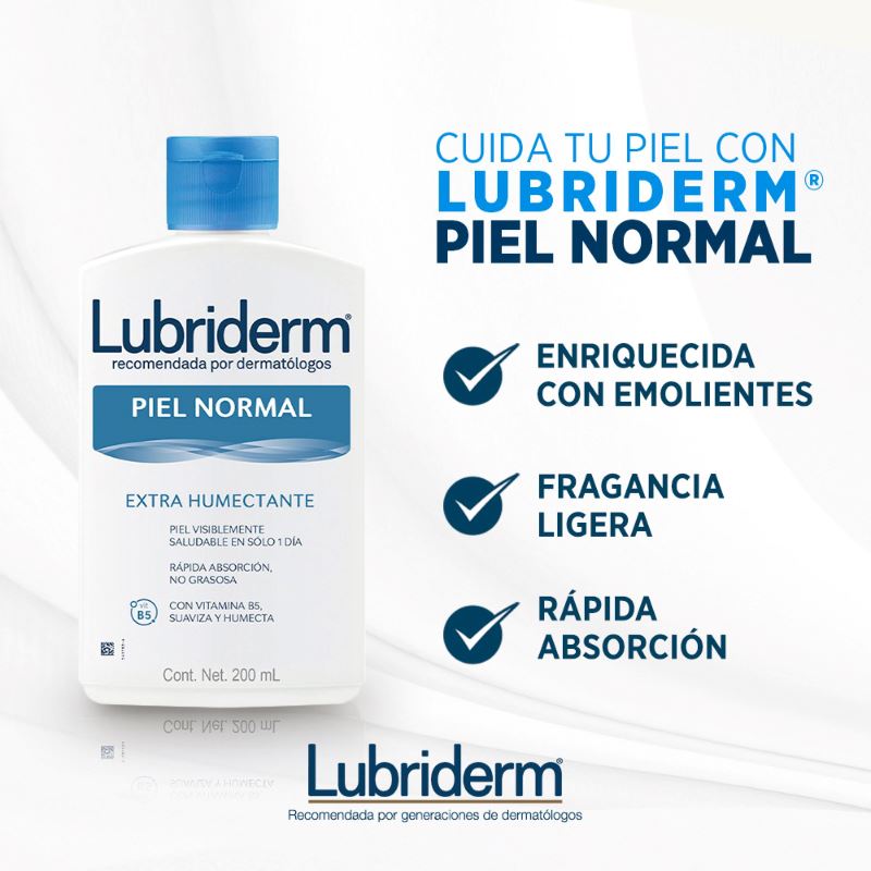 LUBRIDERM HUMECTACION DIARIA 200 ML - Imagen 3