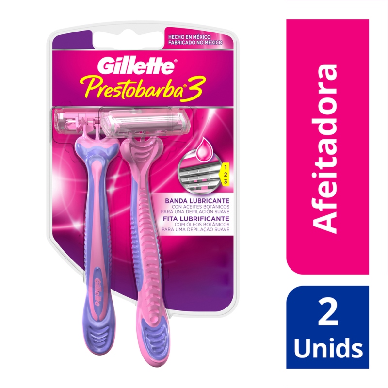 MAQ.PRESTOBARBA 3 MUJER 2 UND