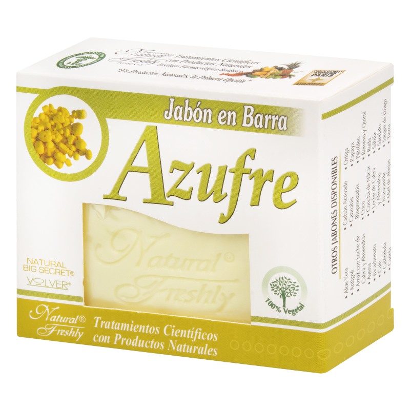 JABON DE AZUFRE FRESHLY 90 GR