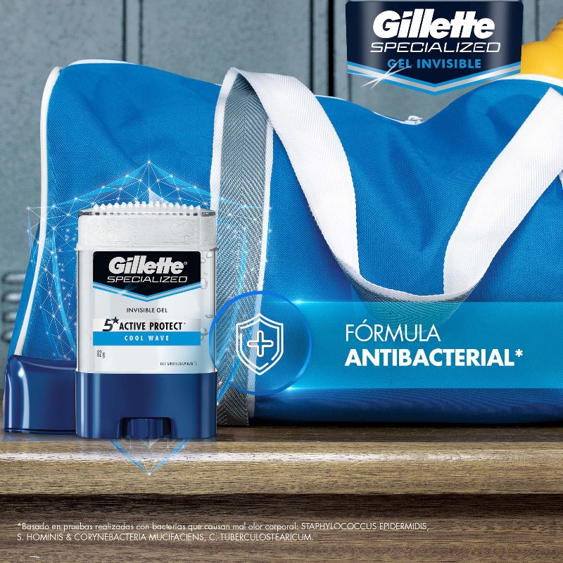 DTE.GILLETTE GEL COOL WAVE 82 GR - Imagen 3