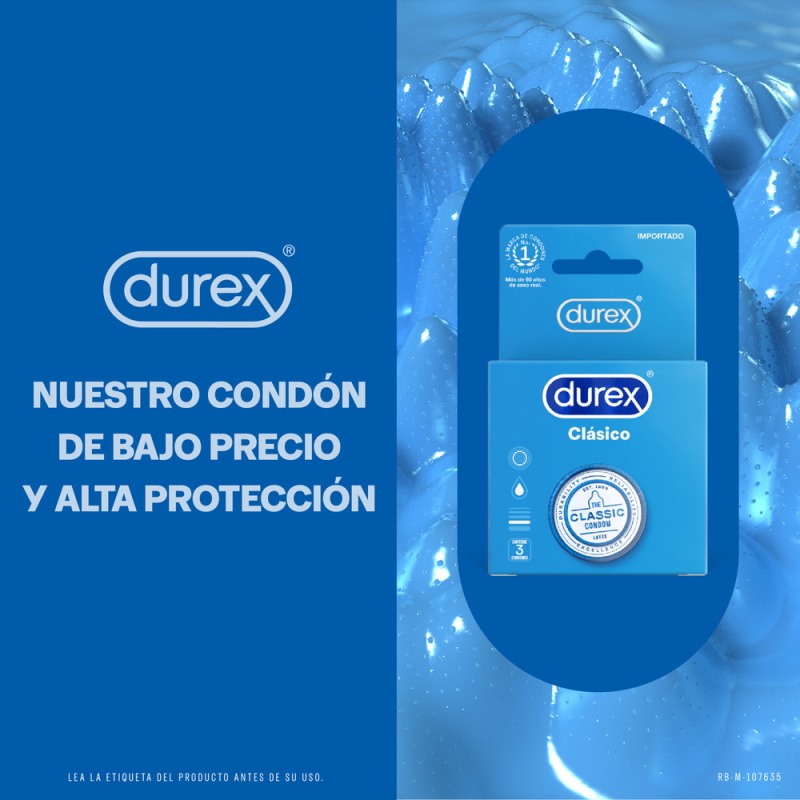 PRESERVAT.DUREX CLASICO 3 UND - Imagen 3