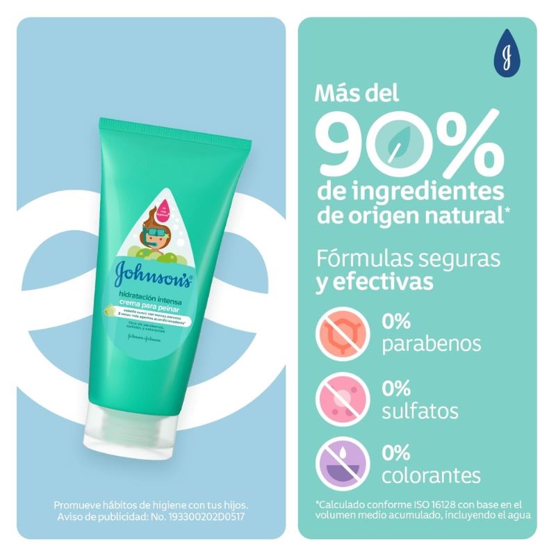CREMA P.PEINAR JJ BABY X 200 ML - Imagen 3