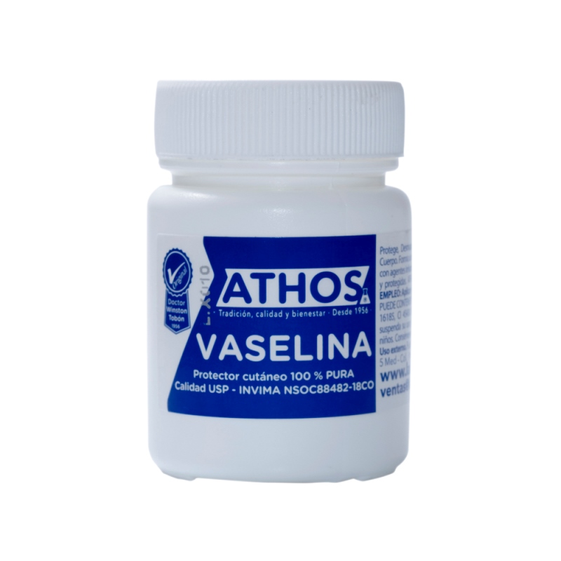 VASELINA BLANCA 60 GR 6 UND ATHOS