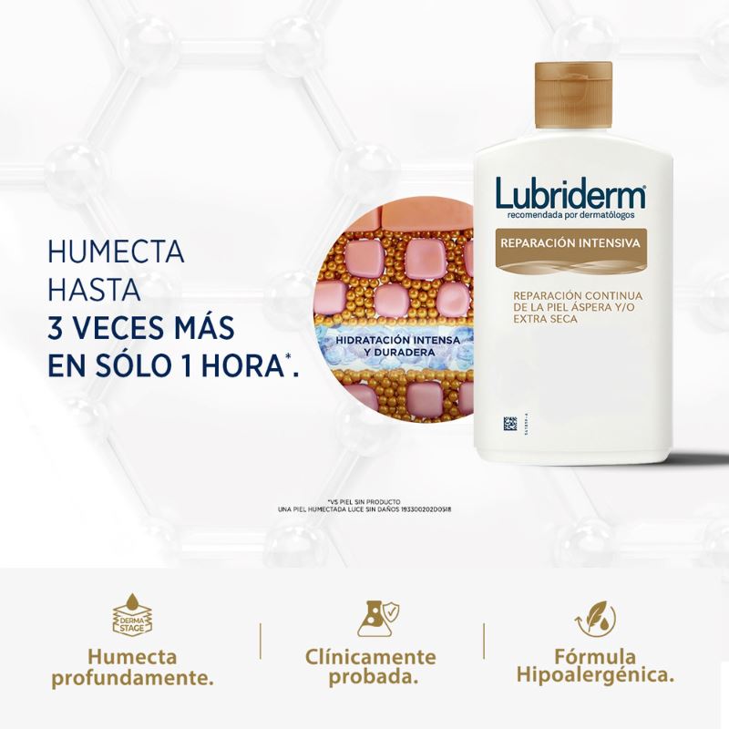 LUBRIDERM LOCION REPARACION INT.200 ML - Imagen 4