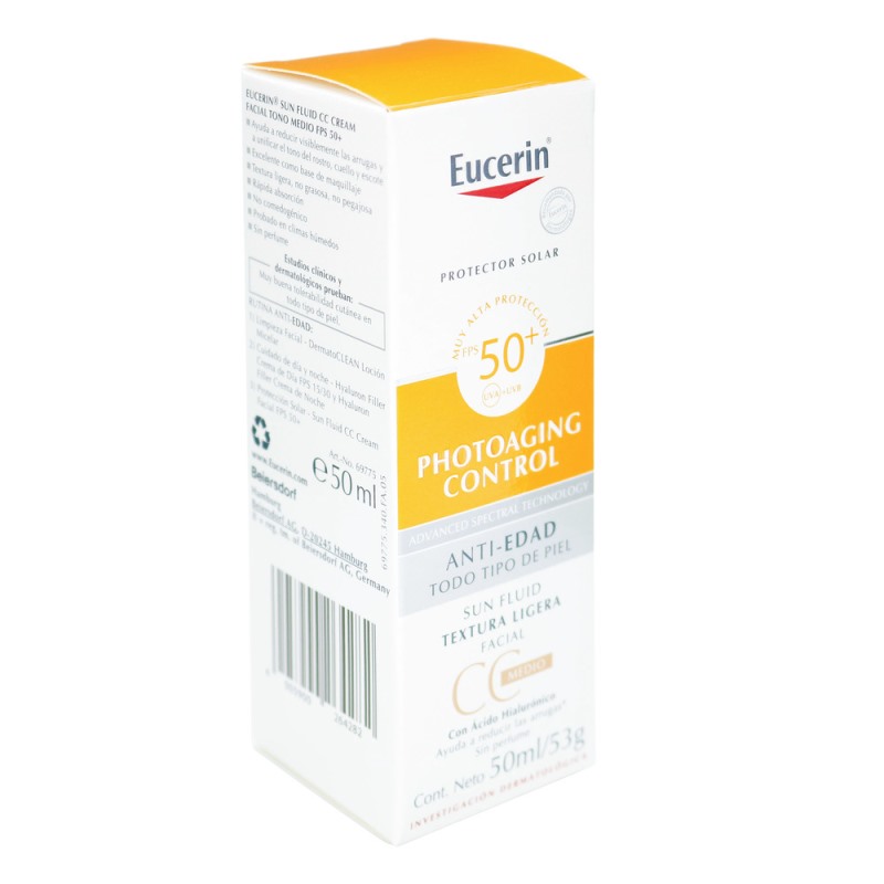 EUCERIN SOLAR SUN CREME FPS 50 50GR(PAE)