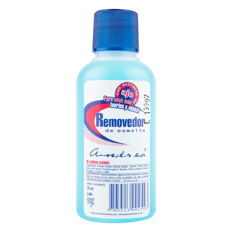 REMOVEDOR ANDREA 75 ML