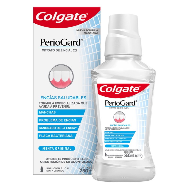 ENJ.COLGATE PERIOGARD SIN ALCOHOL 250 ML - Imagen 2
