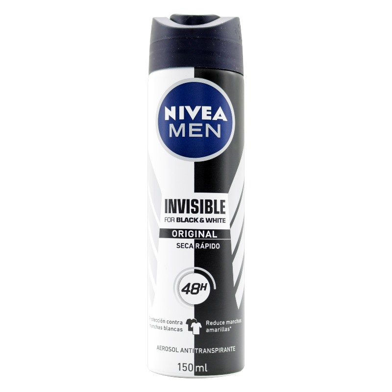 DTE.NIVEA SPRAY BLACK & WHITE 150 ML H