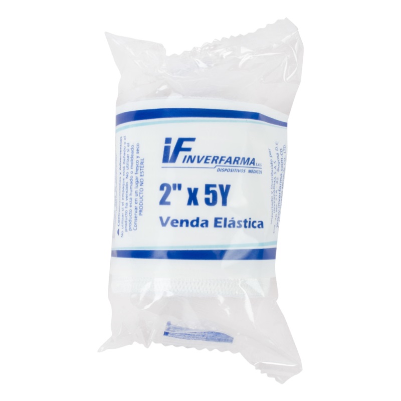 VENDA ELASTICA BLANCA 2X5 INVERFARMA