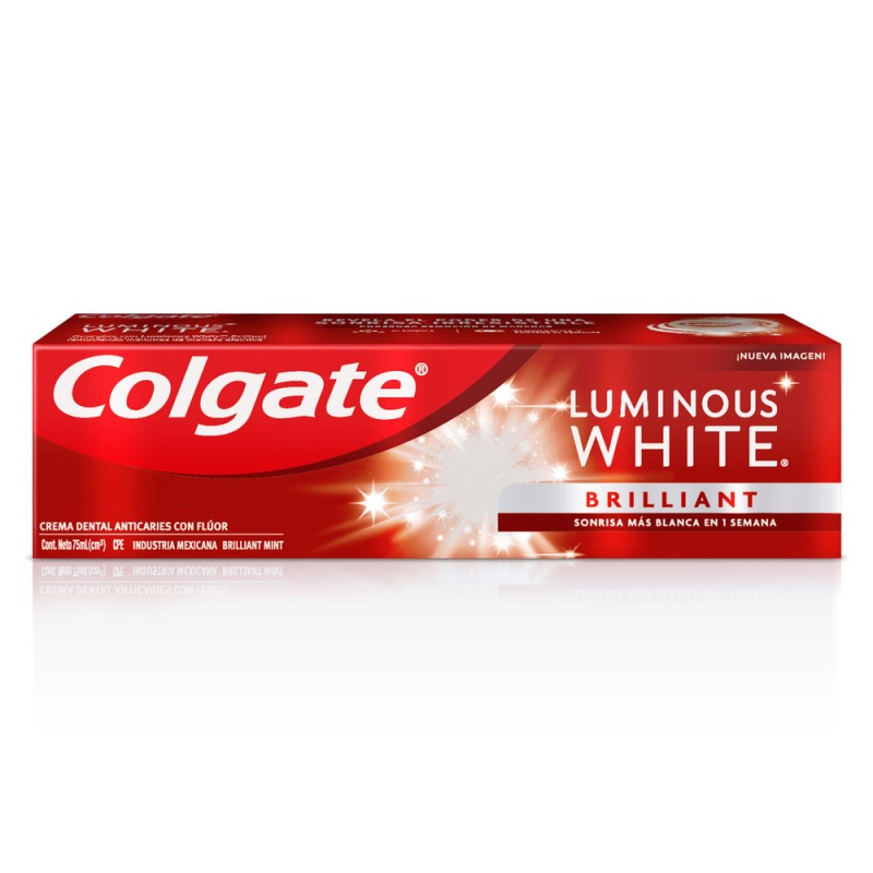 CREMA COLGATE LUMINOUS WHITE 75 ML - Imagen 2