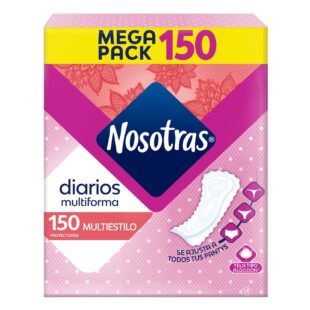 PROT.NOSOTRAS DIARIOS MULTIESTILO 150UND