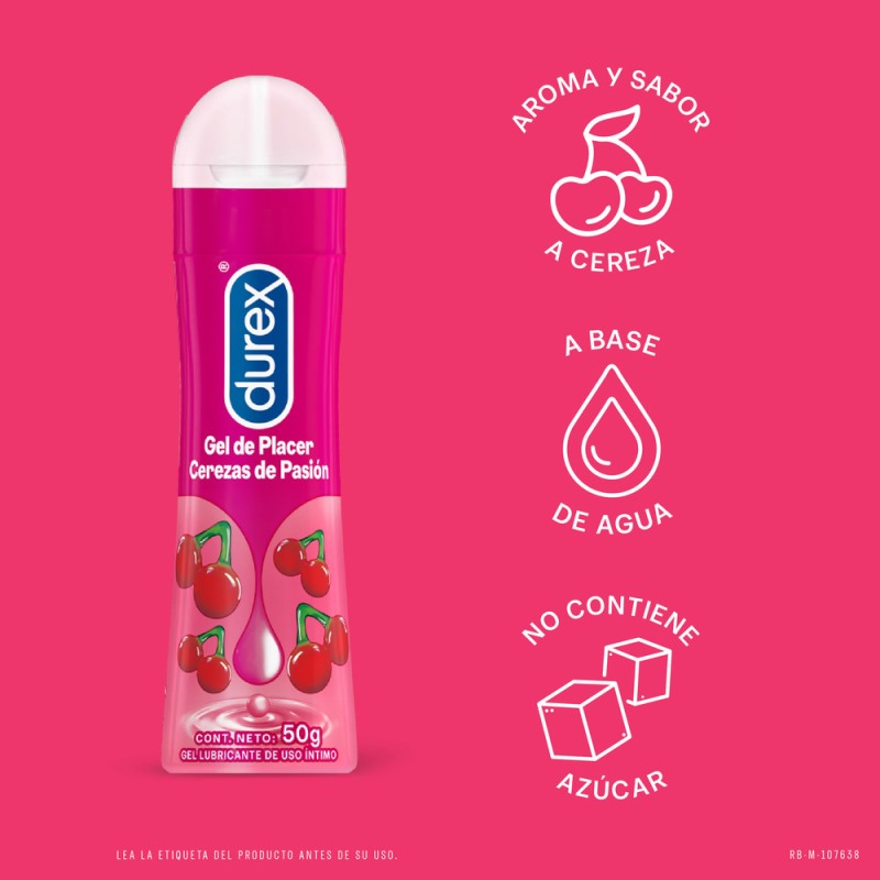 LUBRICANTE INTIMO DUREX PLAY CEREZA 50ML - Imagen 4