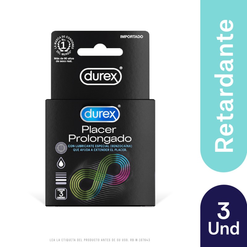 PRESERVAT.DUREX PLACER PROLONGADO 3 UND