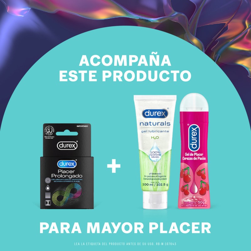 PRESERVAT.DUREX PLACER PROLONGADO 3 UND - Imagen 2