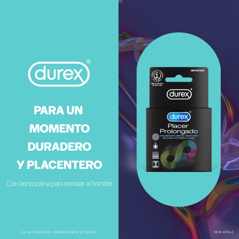 PRESERVAT.DUREX PLACER PROLONGADO 3 UND - Imagen 3