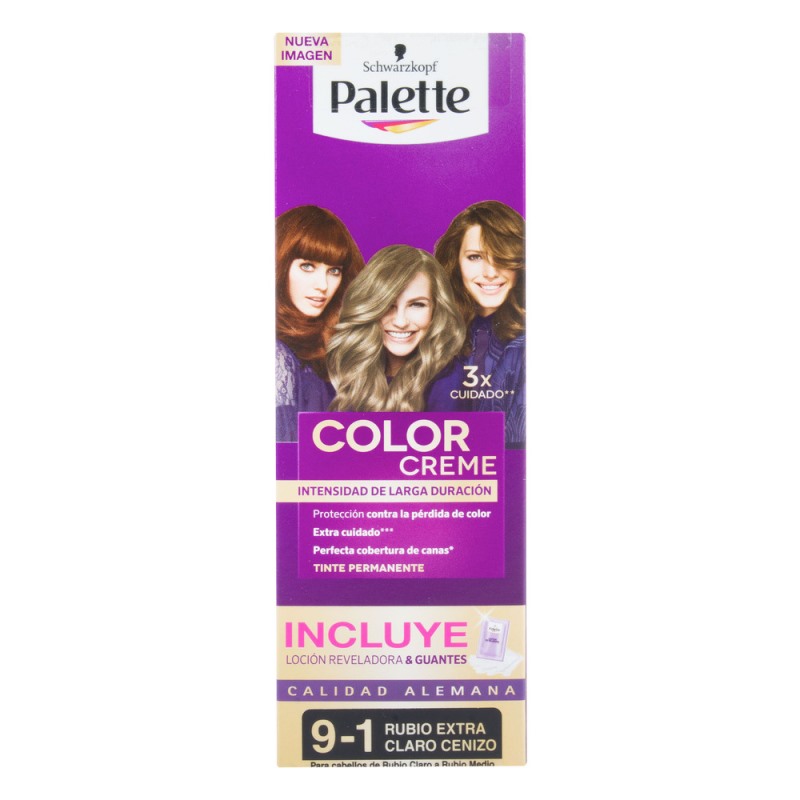 PALETTE CREM TUBO 9-1 RUBIO EXT.CLA.CENI