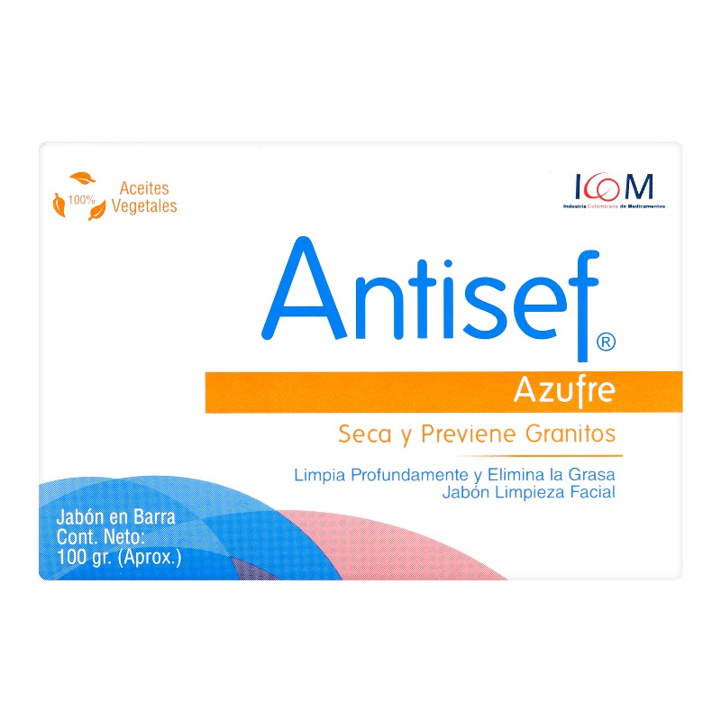 JAB ANTISEF ANTIACNE AZUFRE 100 GR ICOM
