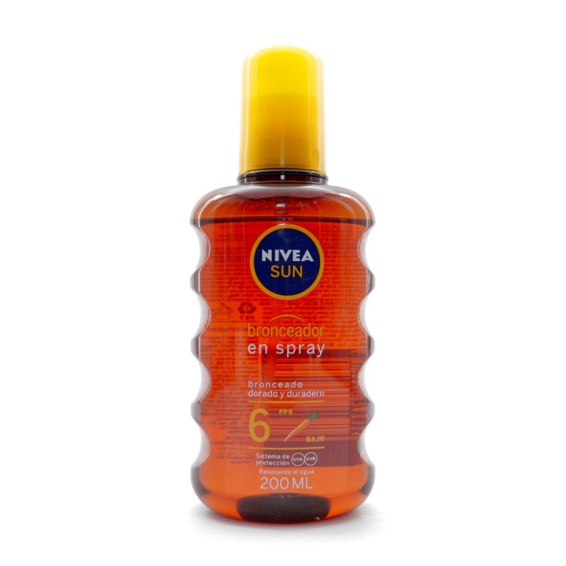 BRONC.NIVEA SUN ACEITE SPRAY FPS6 200 ML
