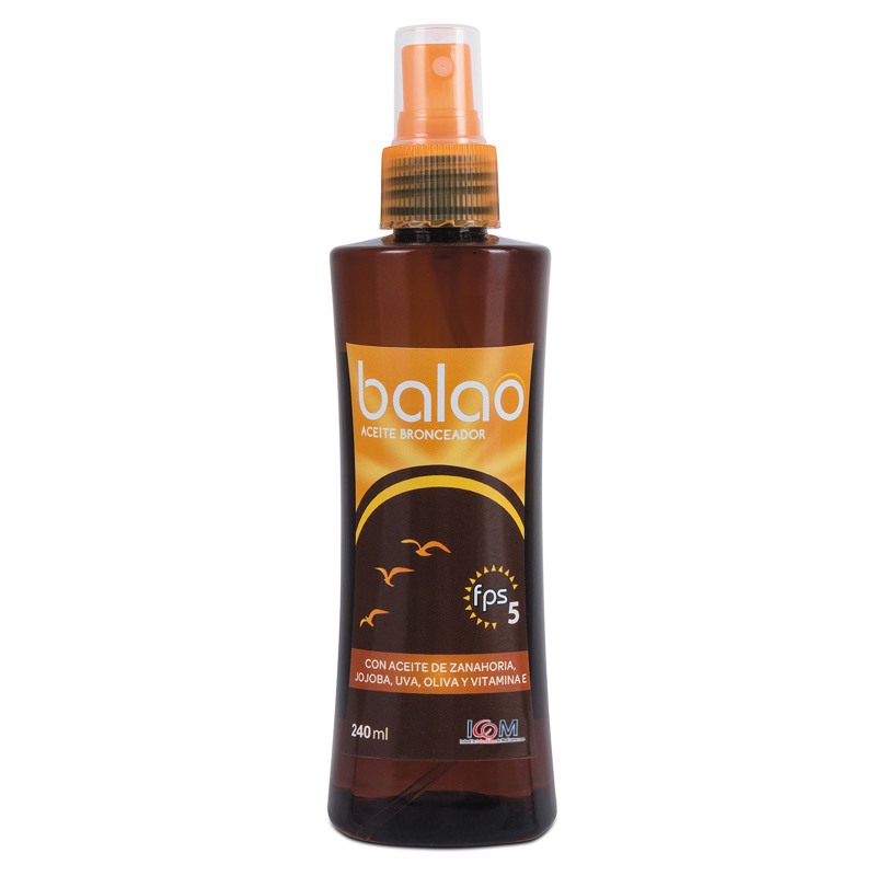 ACEITE BRONC.BALAO SPF5 240 ML SPR ICOM