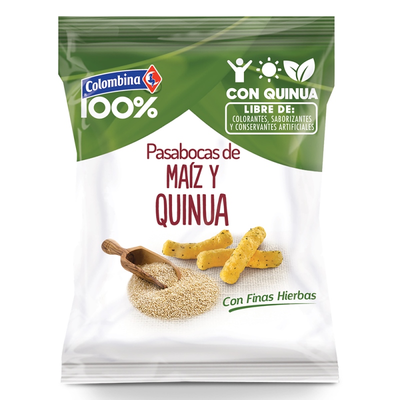 PASABOCAS MAIZ Y QUINUA 40 GR