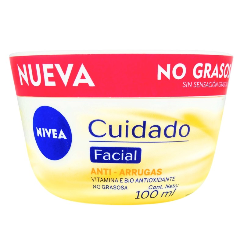 CREMA NIVEA FAC.CUID.ANTI ARRUGAS 100 ML