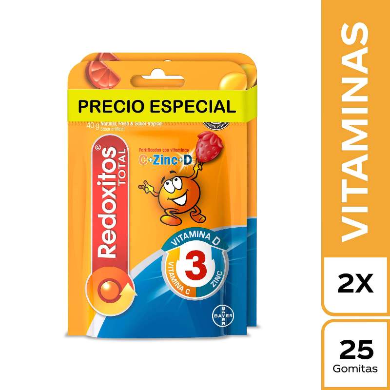 2 REDOXITOS TOTAL GUMS 25 UND P.E