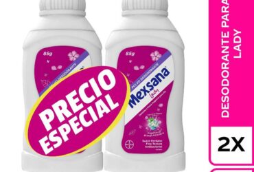 2 TALCO MEXSANA LADY 85 GR P.E