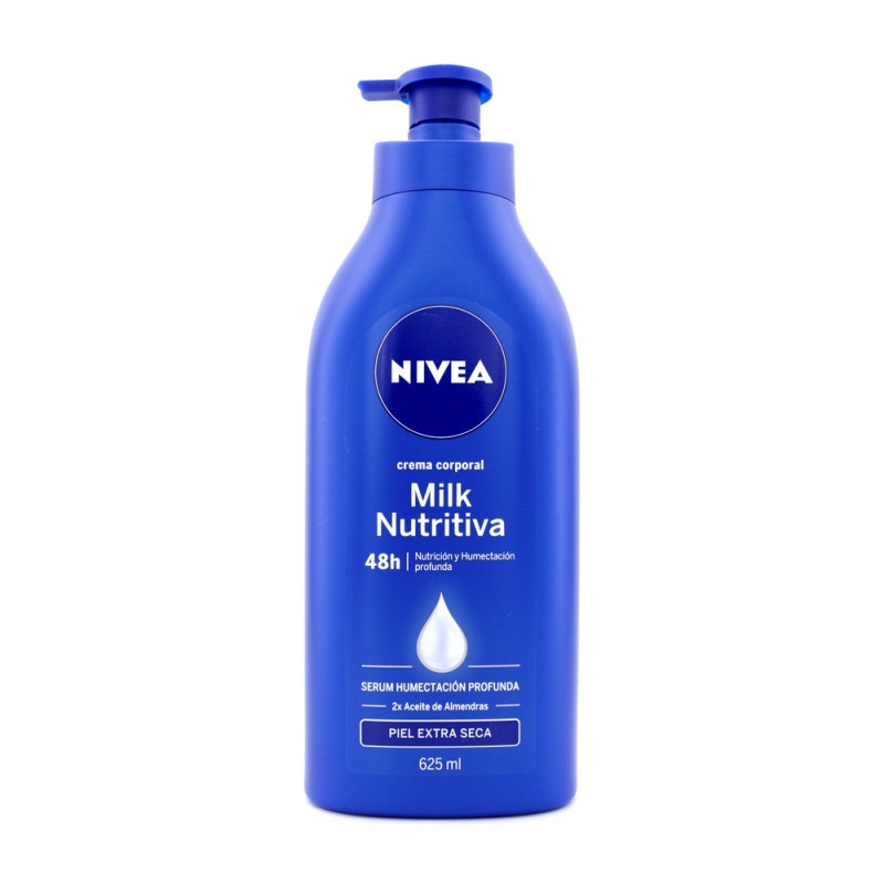 CREMA NIVEA BODY MILK NUTRITIVA 625 ML
