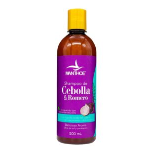CHAMPU MANTHOE CEBOLLA Y ROMERO 500 ML