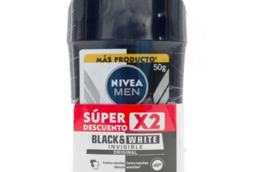 2 DTE NIVEA BARRA BLACK WHITE H.50GR S.O