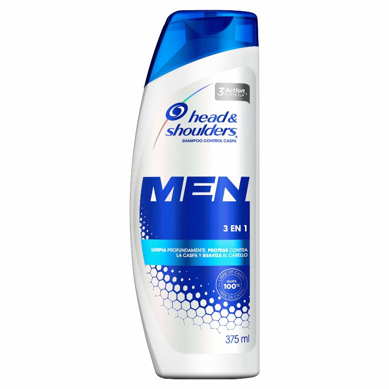 CHA.HEAD-SHOULDERS MEN 3 EN 1 375 ML - Imagen 2