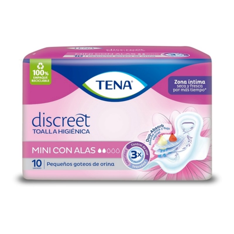 TOA.TENA MUJER MINI ALAS 10 UND