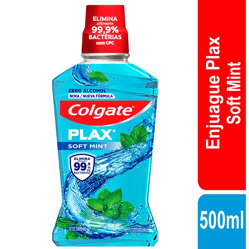 ENJ.COLGATE PLAX SOFT MINT 500 ML