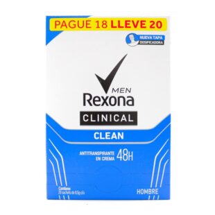DTE.REXONA CLINICAL 8.5GR M.PACK 20SBS H