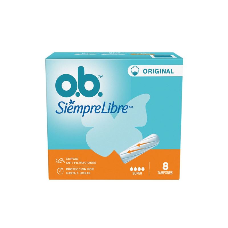 TAMPON OB SIEMPRE LIBRE ORIG SUPER 8 UND - Imagen 2