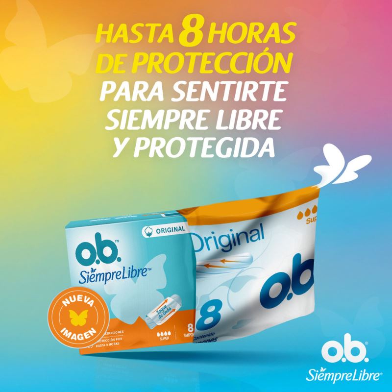 TAMPON OB SIEMPRE LIBRE ORIG SUPER 8 UND - Imagen 4