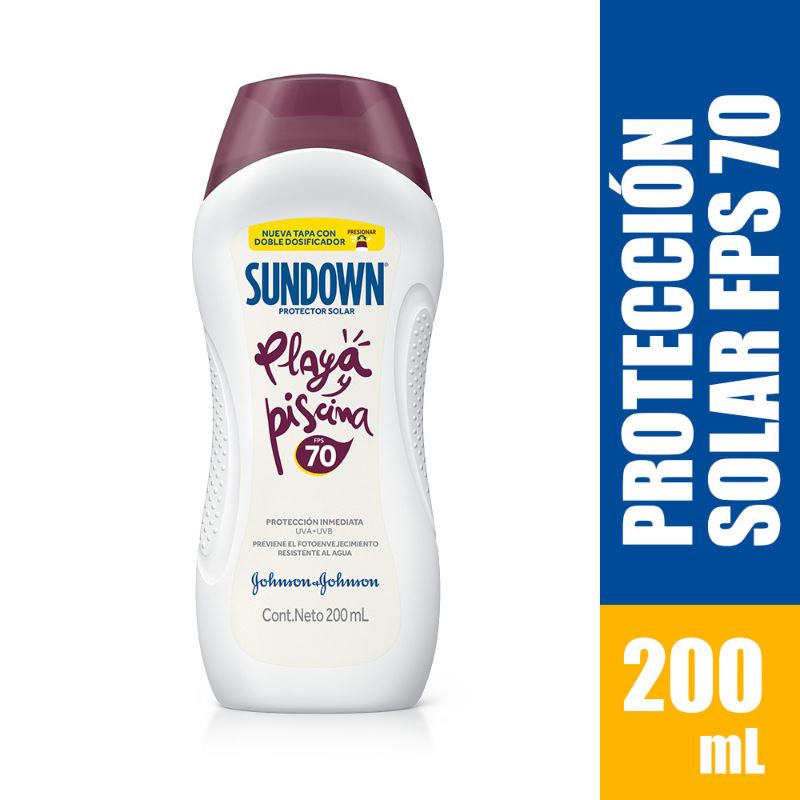 BLOQ.SUNDO FPS 70 PLAYA Y PISCINA 200 ML