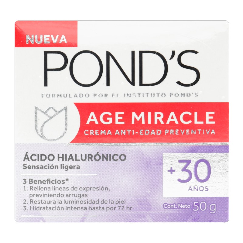 CRE. PONDS AGE MIRACLE HIALURON DIA 50GR