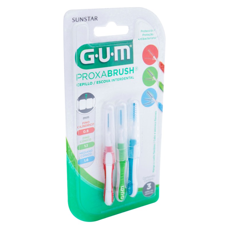 CEPILLO INTER. GUM 0.8-1.1-1.6 MM 3 UND