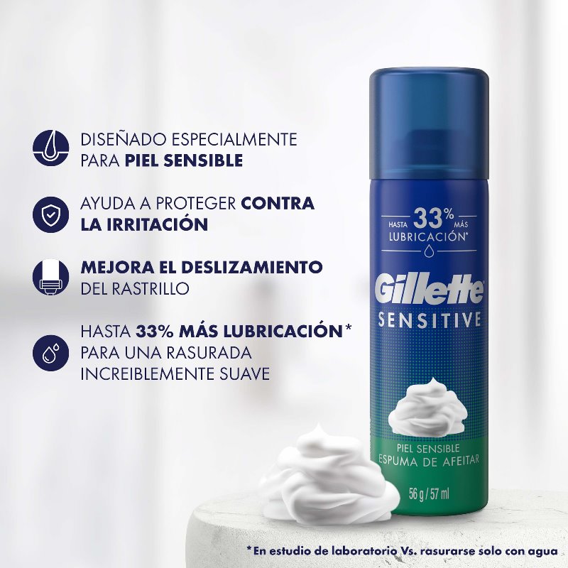 ESPUMA DE AFEITAR FOAMY SENSITIVE 56 GR - Imagen 6