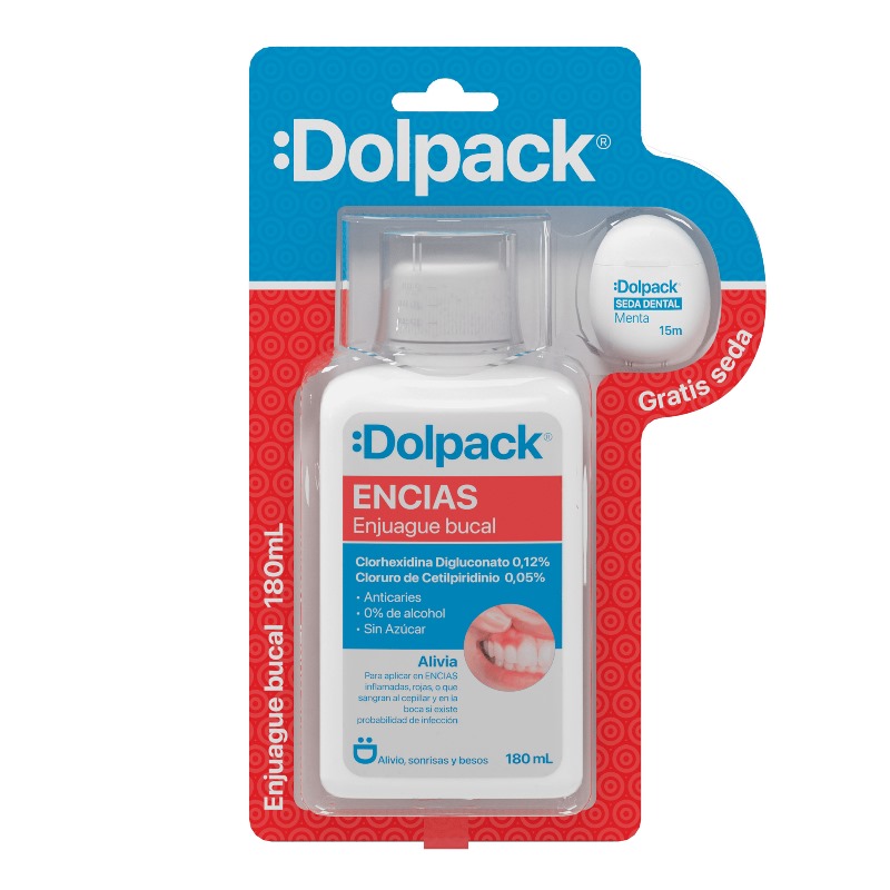 ENJ.BUC.DOLPACK ENCIA.CLORHEX 180ML+SEDA