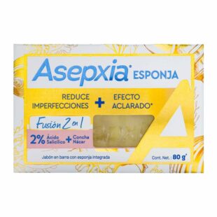 JABON ASEPXIA ESPONJA 80 GR(SF)