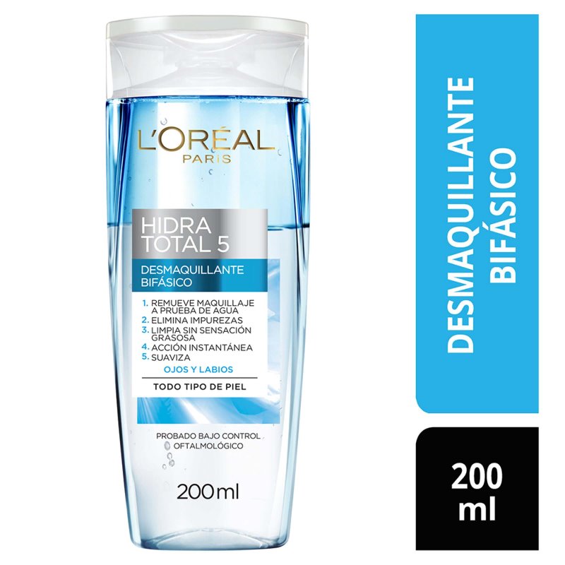 DESMAQUILLANTE BIFASICO OJOS LABIO 200ML