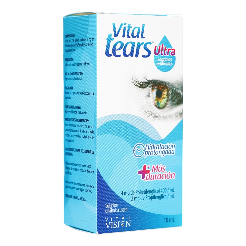 VITAL TEARS ULTRA SOLUC.OFTALMICA 10 ML - Imagen 2