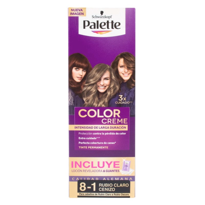 PALETTE CREM TUBO 8-1 RUBO CLARO CENIZO